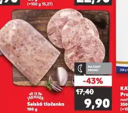Kaufland Selská tlačenka nabídka