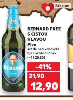 Kaufland Bernard free s čistou hlavou nabídka