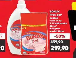 Kaufland Bonux prací gel / prášek nabídka