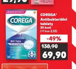 Kaufland Corega antibakteriální tablety nabídka