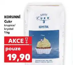 Kaufland Korunní cukr krupice / krystal nabídka