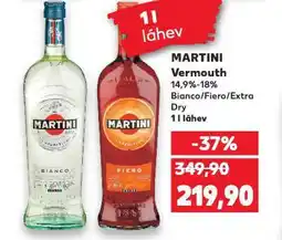 Kaufland Martini vermouth nabídka