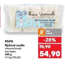 Kaufland Papa rýžové nudle nabídka