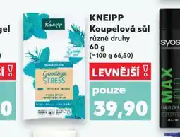 Kaufland Kneipp koupelová sůl nabídka