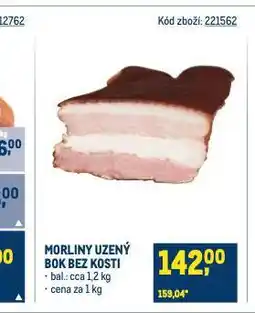 Makro Morliny uzený bok bez kosti nabídka