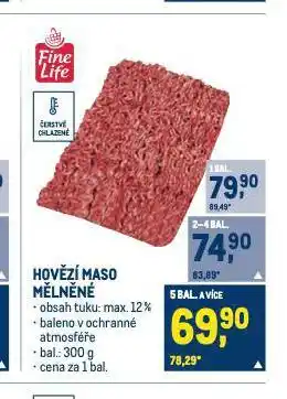 Makro Hovězí maso mělněné nabídka