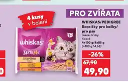 Kaufland Whiskas kapsičky pro kočky nabídka