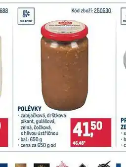 Makro Polévka s hlívou ústřičnou nabídka