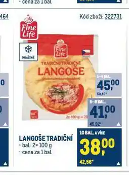 Makro Langoše tradiční nabídka