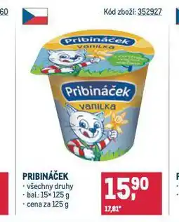Makro Pribináček nabídka