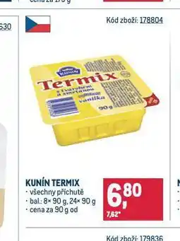 Makro Kunín termix nabídka