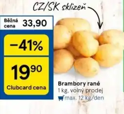 Tesco Brambory rané nabídka