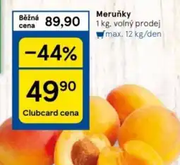 Tesco Meruňky nabídka