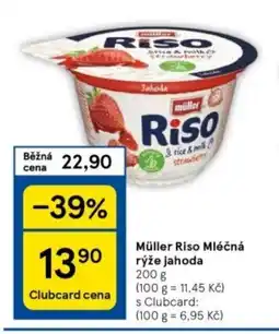 Tesco Müller Riso Mléčná rýže jahoda nabídka