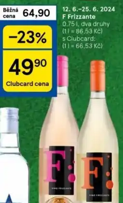 Tesco F Frizzante 0.75L nabídka