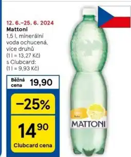 Tesco Mattoni 1.5L nabídka