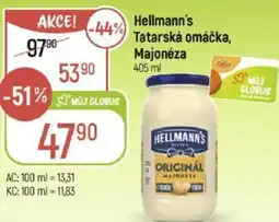 Globus Hellmann's Tatarská omáčka, Majonéza nabídka