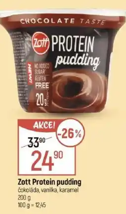 Globus Zott Protein pudding nabídka
