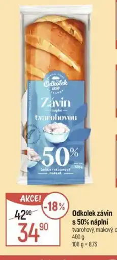 Globus Odkolek závin s 50% náplní nabídka