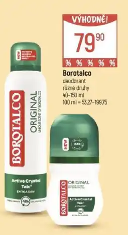Globus Borotalco deodorant nabídka