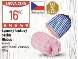Globus Lyonský šunkový salám Globus nabídka