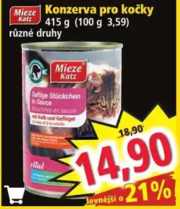 Norma Konzerva pro kočky nabídka