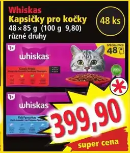 Norma Whiskas Kapsičky pro kočky nabídka
