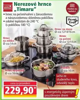 Norma Nerezové hrnce ,Timaru" nabídka