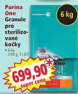 Norma Purina One Granule pro sterilizo- vané kočky nabídka