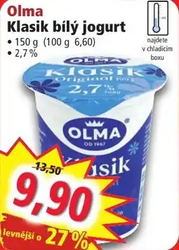 Norma Olma Klasik bílý jogurt nabídka