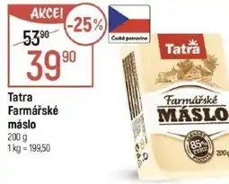 Globus Tatra Farmářské máslo nabídka