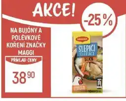 Globus NA BUJÓNY A POLÉVKOVÉ KOŘENÍ ZNAČKY MAGGI nabídka