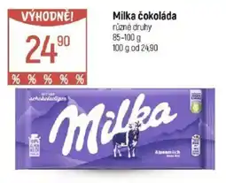 Globus Milka čokoláda nabídka