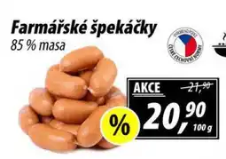 ZEMAN Farmářské špekáčky nabídka