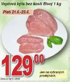 Hruška Vepřová kýta bez kosti nabídka