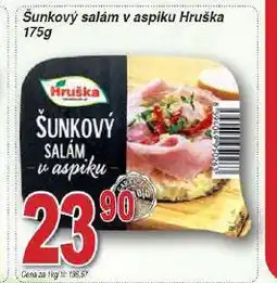 Hruška Šunkový salám v aspiku nabídka