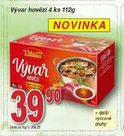 Hruška Vývar hovězí nabídka