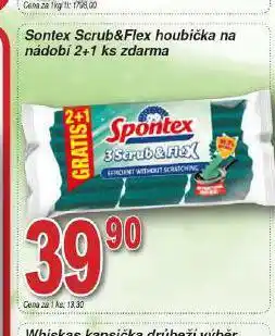 Hruška Spontex houbičky na nádobí nabídka