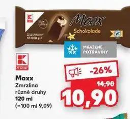 Kaufland Maxx zmrzlina nabídka