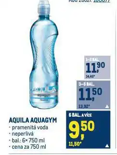 Makro Aquila aquagym nabídka