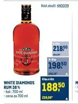 Makro White diamonds rum nabídka
