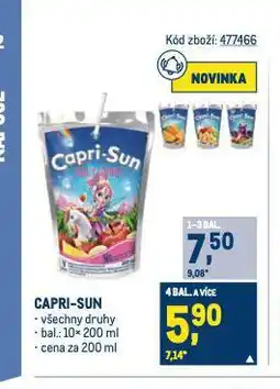 Makro Capri-sun nabídka