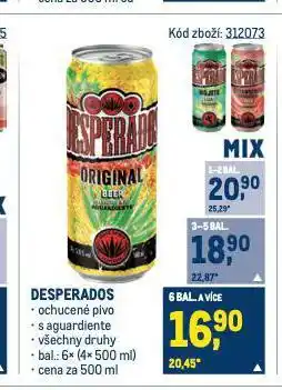 Makro Desperados nabídka