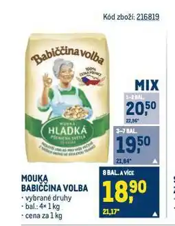 Makro Babiččina volba mouka nabídka