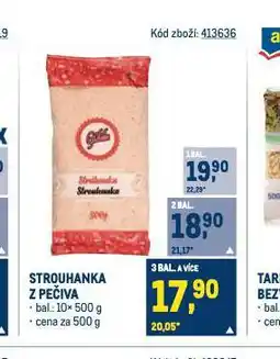 Makro Strouhanka z pečiva nabídka