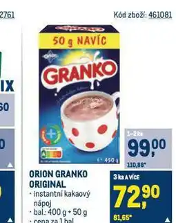 Makro Orion granko nabídka