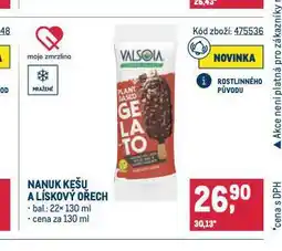 Makro Nanuk kešu a lískový ořech zmrzlina nabídka