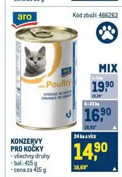 Makro Konzervy pro kočky nabídka