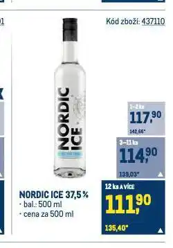 Makro Nordic ice vodka nabídka