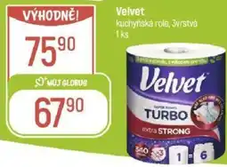 Globus Velvet kuchyňská role, 3vrstvá 1ks nabídka